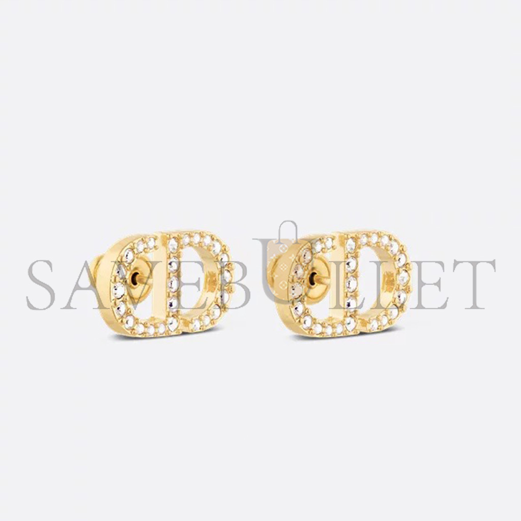 DIOR PETIT CD STUD EARRINGS E1742PTCCY_D301